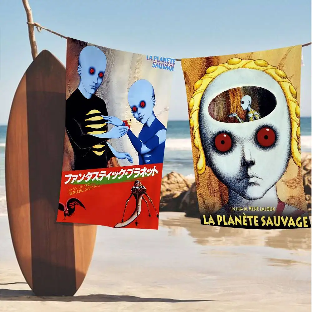 Classic Science Fiction Movies F-Fantastic P-Planet Microfiber Printed Beach Towel Mountain Climbing Yoga Beach Swimming