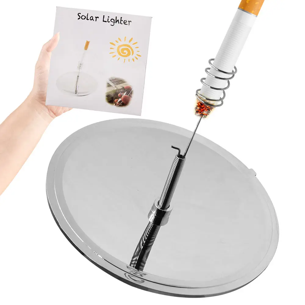 Solar Spotlight Ignition Outdoor Camping Lifesaving Fire Wind Prevention Portable Hiking Emergency Tools Scientific Experiment