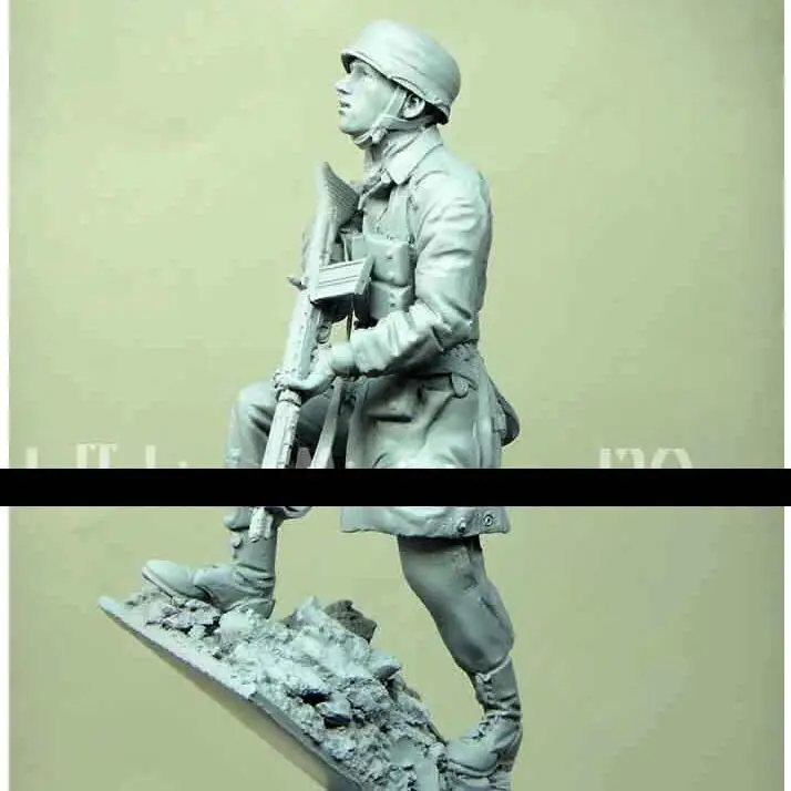 1/16 Resin Model Figure GK，German soldier ,    Unassembled and unpainted kit