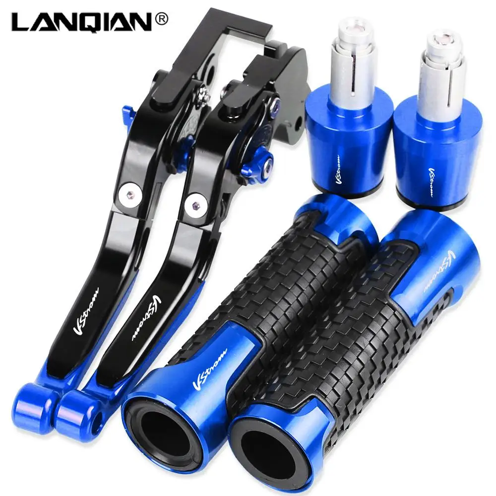 

For SUZUKI DL250 V-STROM 2017 2018 Motorcycle Brake Clutch Levers Non-slip Handlebar knobs Handle Hand Grips Bar Ends Caps