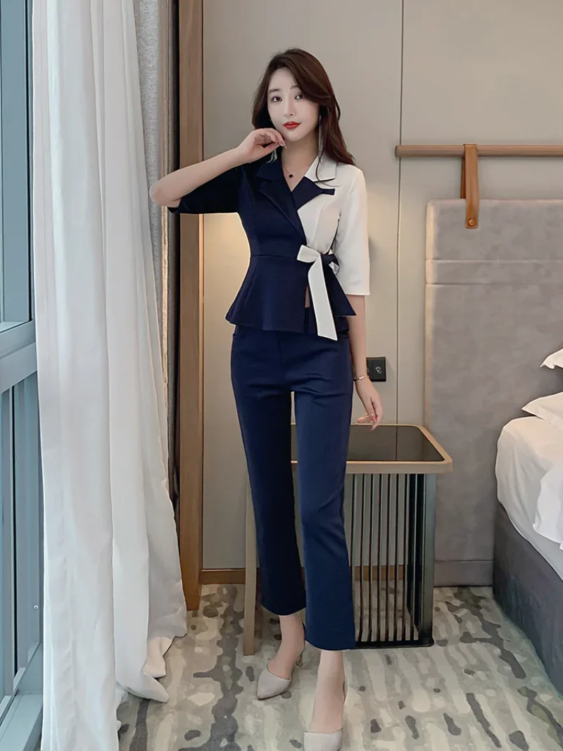 Spa Massage Uniforms for Women Foot Bath Therapy Technician Work Clothes Beauty Salon Waitress Suit Nail Beauty