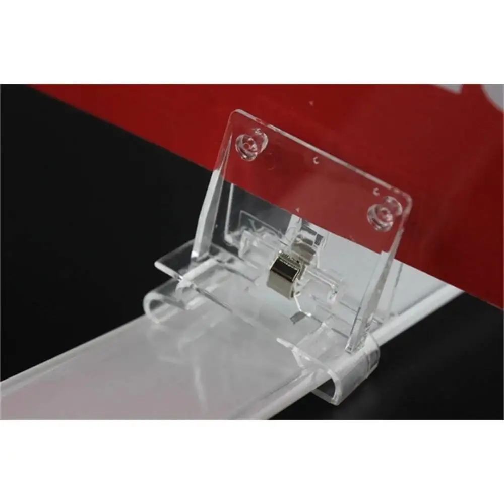 الرف قناة البوب كليب البلاستيك البيانات قطاع تسجيل حامل البطاقة الترويجية شارة السعر عرض الرف المتكلم مخزن الممر الإعلان