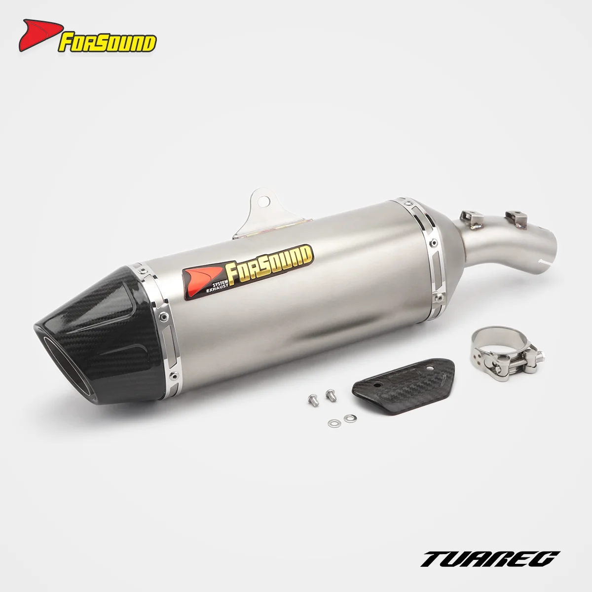 Forsound Factory Wholesale Price Aprilia Tuareg 660 Titanium Exhaust Valved Muffler with Mid Pipe Resonator