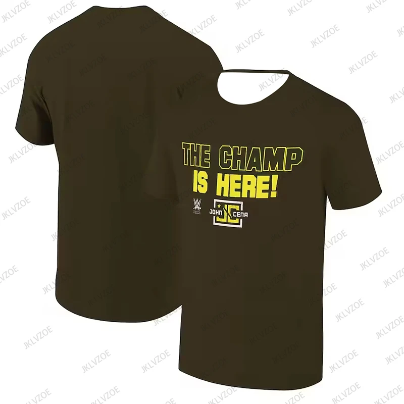 2025 جديد الصيف جون سينا وداع جولة تورونتو تي شيرتات قصيرة الاكمام الرجال النساء المحملة الرياضية عادية المتضخم الاطفال/الكبار بلايز #3