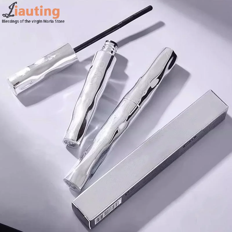 Waterproof 3D Lengthening Mascara Black Steel Tube Eyelash Primer Eye Lashes Brush Long-Wearing Silk Mascara Cosmetics Gift