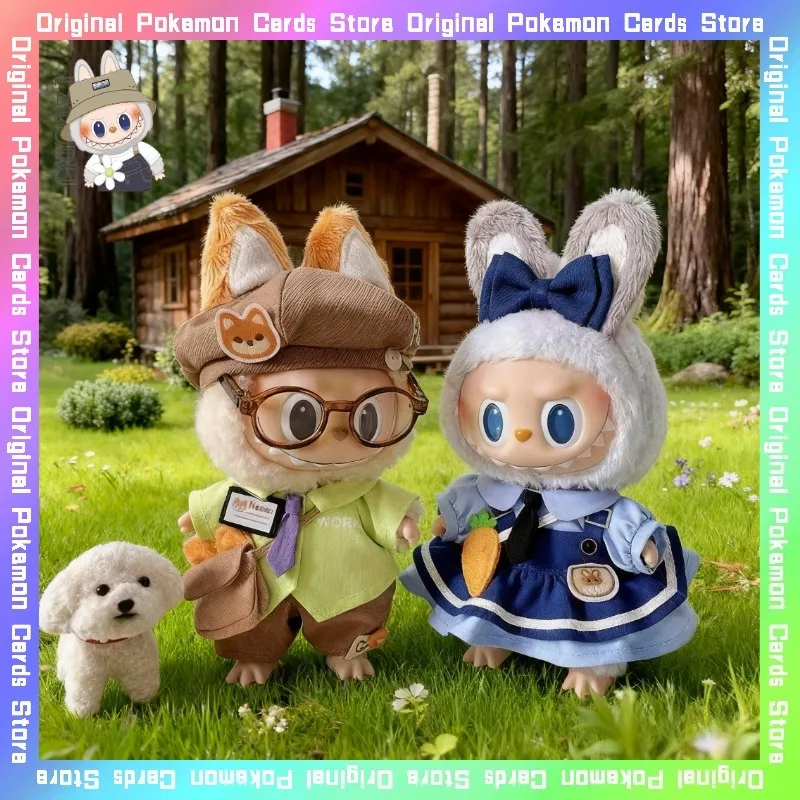 

Только одежда для 10 см 15 см V1 V2 V3 Labubu Zootopia Judith Nick Movie Косплей Мультяшная кукла Аксессуары Украшения Игрушки Подарки