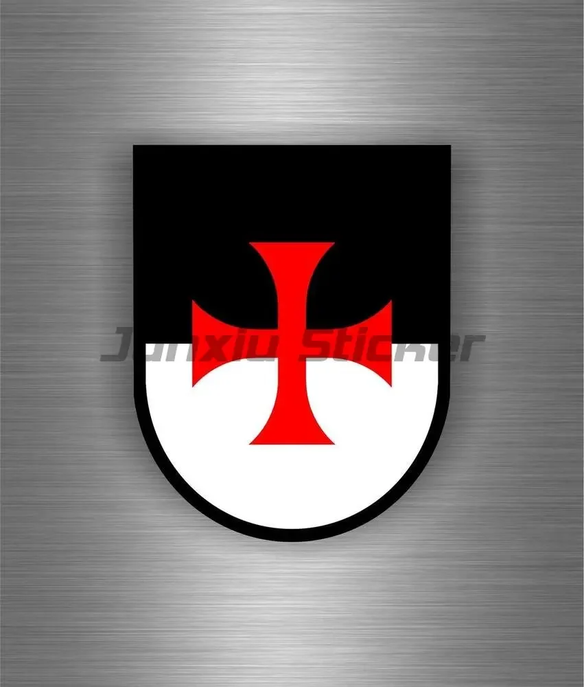 Crusades Knights Templar Car Sticker Vinyl Laptop Camper Truck Glass Window Decal Customizable 2