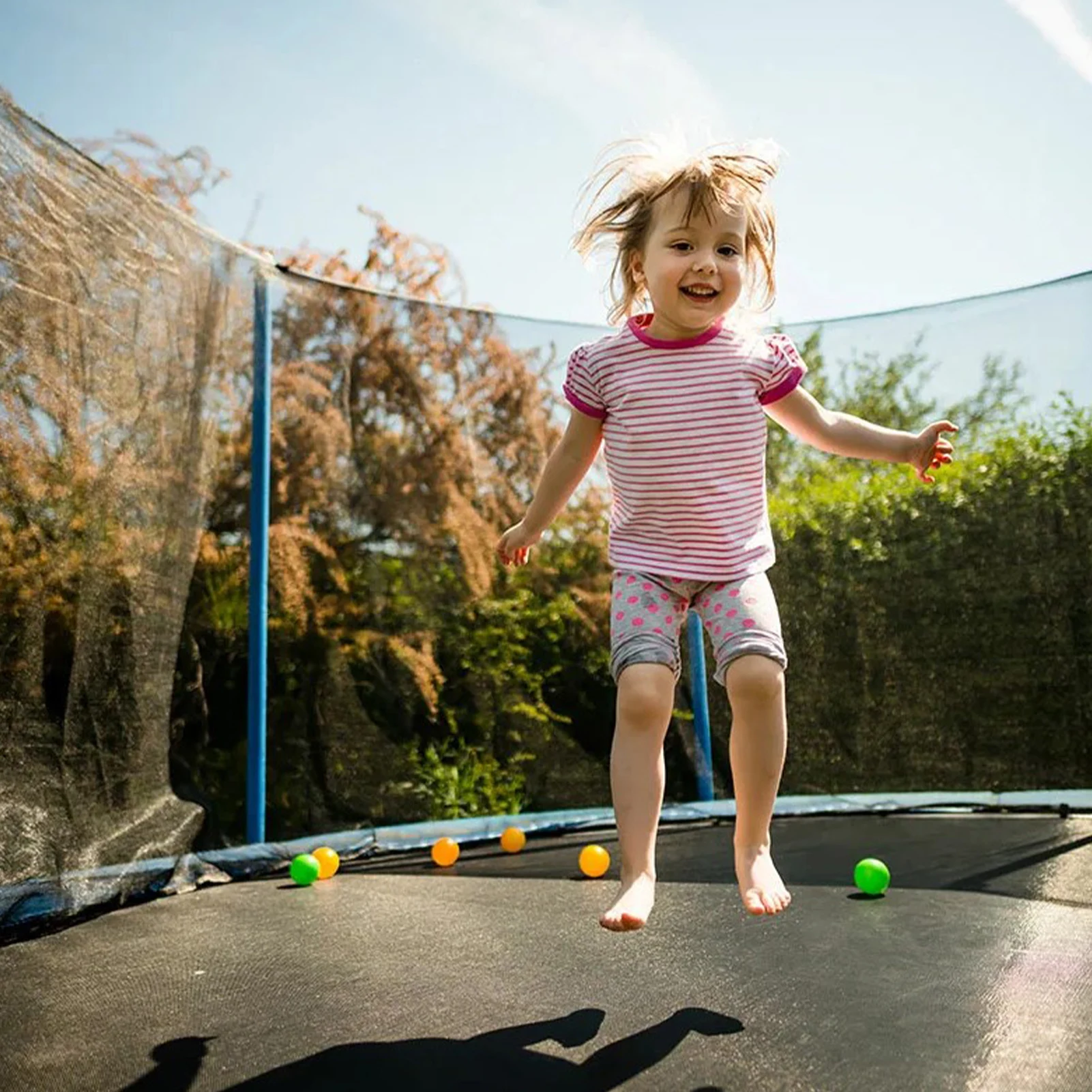 Trampoline Safety Net Trampoline Enclosure Safety Net Replacement 6ft 8ft 10ft Breathable And Wear-resistant Outdoor Trampoline