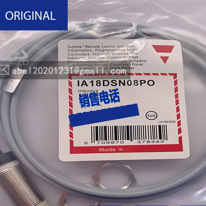 DC three wire PNP normalmente aperto ia18dsf08no