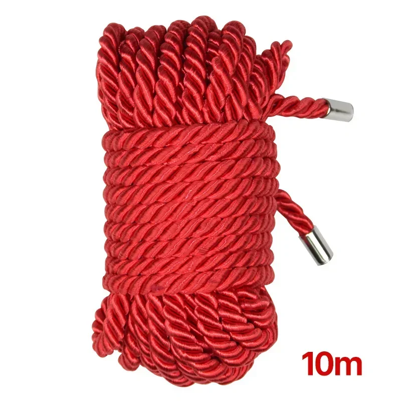 Corde de Liaison en Coton de 10m, Jouet Sexuel pour Femme Adulte, Produits Sexuels, Esclaves BDSM, Bondage, Souple, Jeux