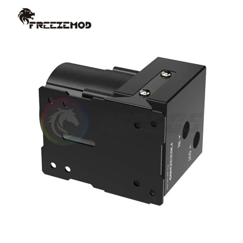 مضخة تبريد مياه FREEZEMOD PC قابلة للرفع 7 أمتار، تدفق 1200 ساعة/لتر سرعة قابلة للتعديل باللون الأسود
