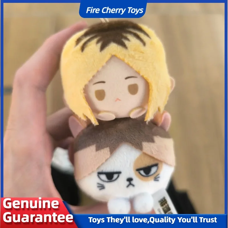 

В наличии подлинный Haikyuu!! Милый плюшевый брелок для ключей Hinata Shoyo Tobio Kageyama Kozume Kenma Kei Tsukishima Mini Plush Kawaii Gift