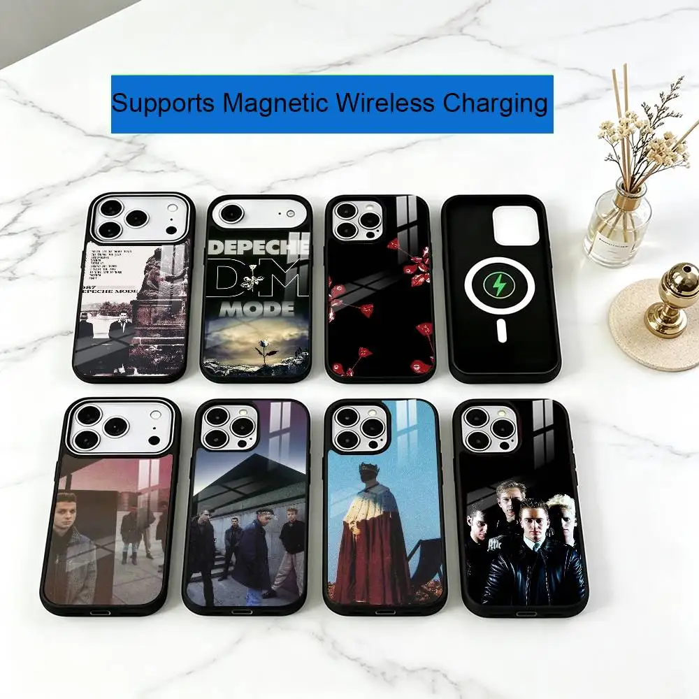 Band D-Depeche Mode Phone Case For iPhone17,16,15,14,13,12,11 Plus,Pro Supports Magnetic Wireless Charging