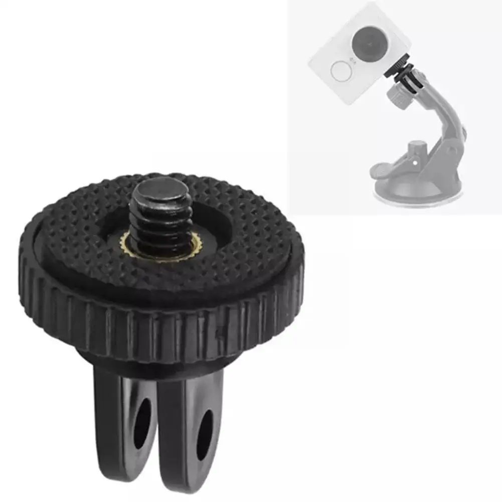 Mini Tripod Mount Adaptor Aluminum Alloy CNC 1/4inch Screw Head Adapter For GoPro Hero 3/2/1 For DJI EKEN Camera Acces W7K6