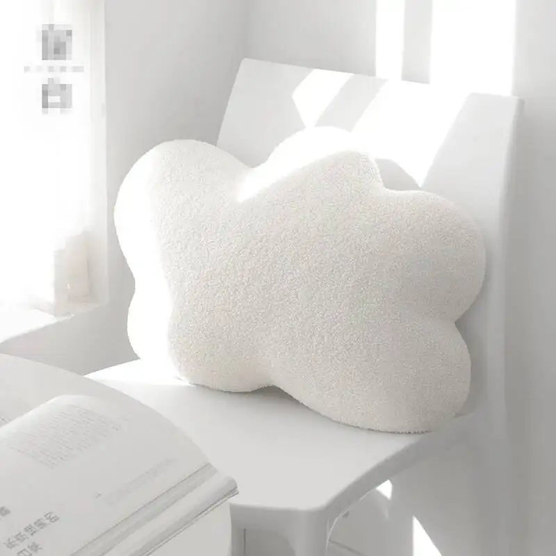 

Nordic Style Cloud Shaped Cushion PP Cotton Soft Stuffed Weather Partly Cloudy Plush Pillow Doll Home Sofa Decor Gift