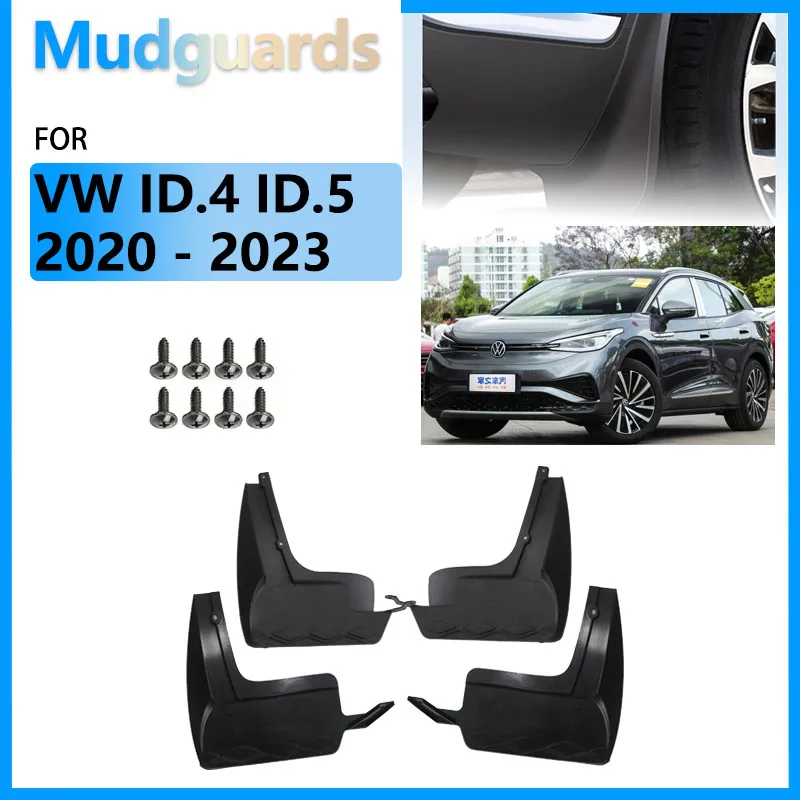 

Mud Flaps For Volkswagen VW ID.4 ID.5 ID4 ID5 EV 2023 2022 2021 2020 Accessories Mudguards Front Rear Wheel Splash Guards Fender