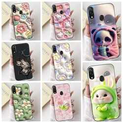For ZTE Blade V10 V10Vila Phone Case ZTE Blade A71 A51 2021 A7s 2020 Back Cover Soft Silicone Fundas Lovely Panda Rabbit Flower