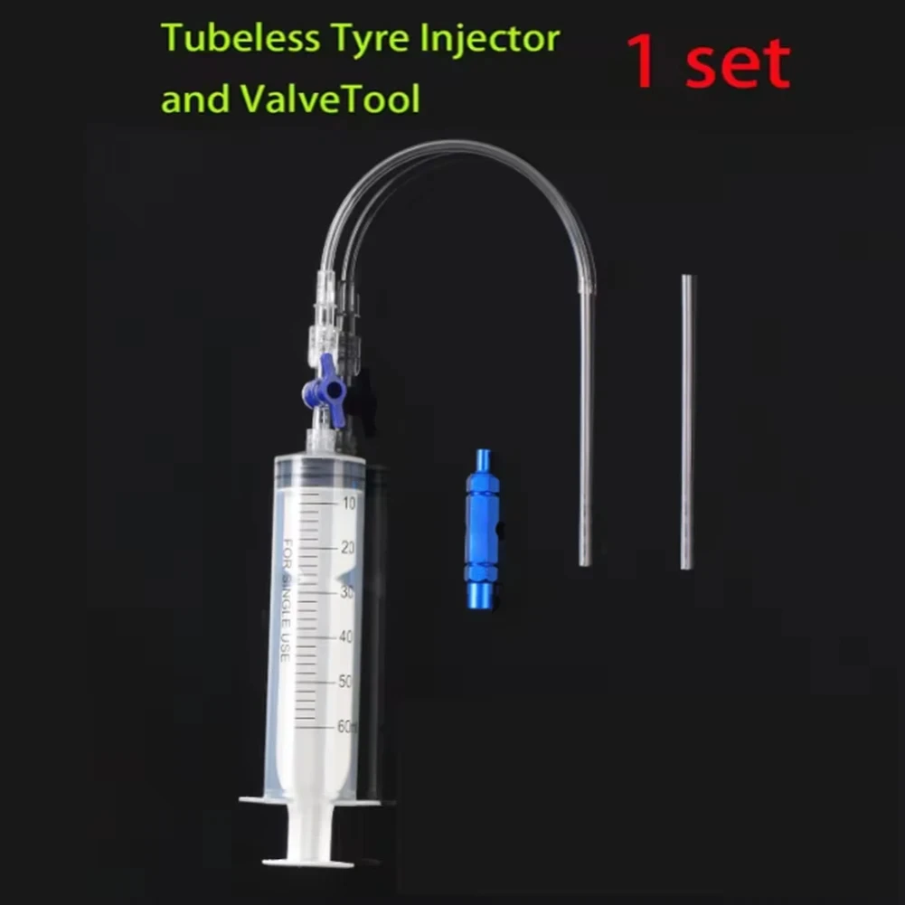 Tubeless Tyre Injector Bicycle Sealant Injection Tool for Mtb Road Bike Accessories Valve Tool RL225