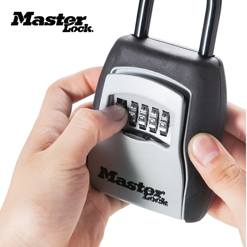 Master Lock chiave esterna cassetta di sicurezza chiavi scatola di immagazzinaggio lucchetto usa Password serratura materiale in lega chiavi gancio scatole Organizer di sicurezza