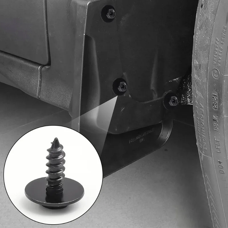 Automotive Hexagonal Head Self-tapping Screws Car Fender Splash Seal Guards Rivet Clip Screws Fasteners Plastic Clip Buckle