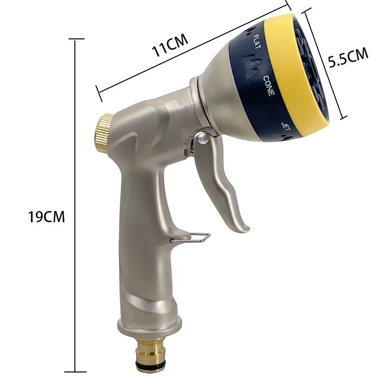 1 szt. Regulowana pistolet ogrodowy, wąż zraszający dysza, wysoka myjka ciśnieniowa, urządzenia do oczyszczania do mycia samochodów, zraszacz do
