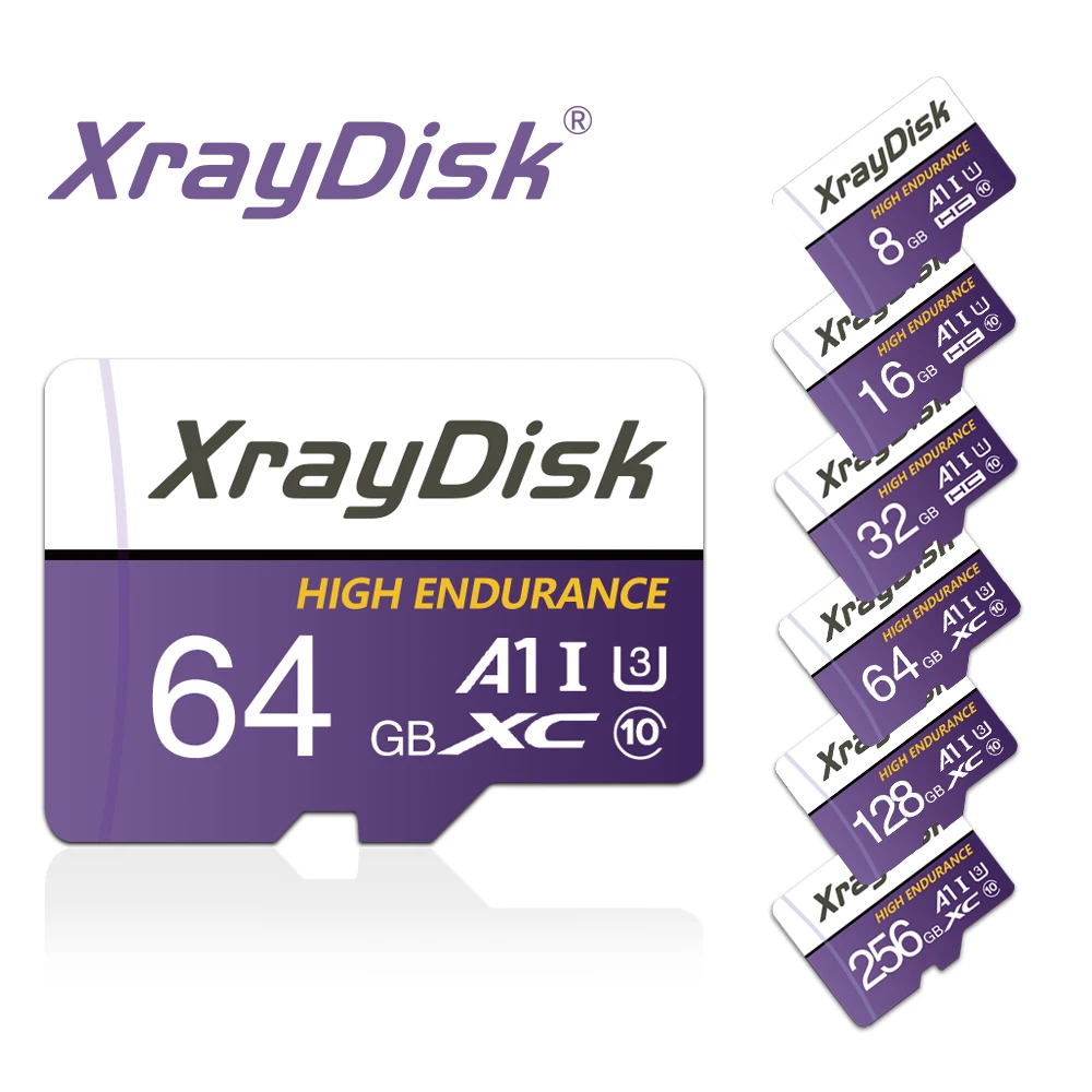 Xraydisk-Carte mémoire haute vitesse, carte Flash TF, 64 Go