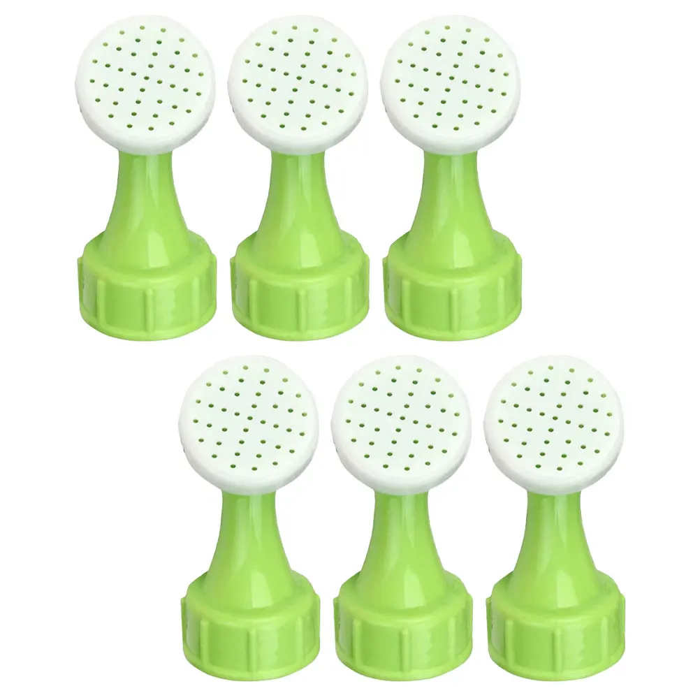 6 шт. пластиковые банки с водой, разбрызгивающие колпачки, регулируемая головка распылителя для выращивания цветочных растений, ровный распределение воды, садовый инструмент