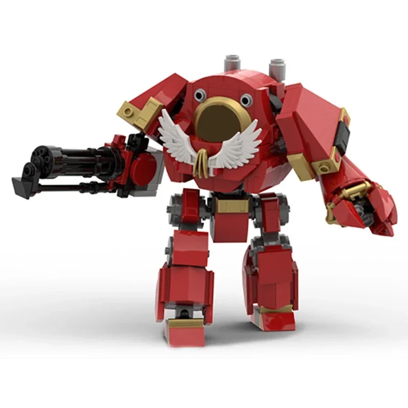 Décennie s de Construction Modulaires en Forme de Marteau de Combat d'Ange Mech Moc, Technologie de Jeux Populaires, Jouets à Assembler Soi-Même, Cadeau de Noël