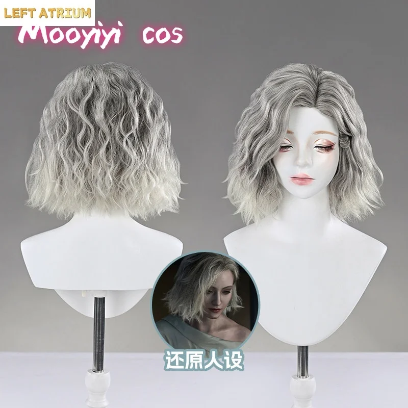 

Evil New Grace Cosplay Wig Halloween Christmas Role Playing Party Comic Cute 35cm Long wig curly hair Free Cap