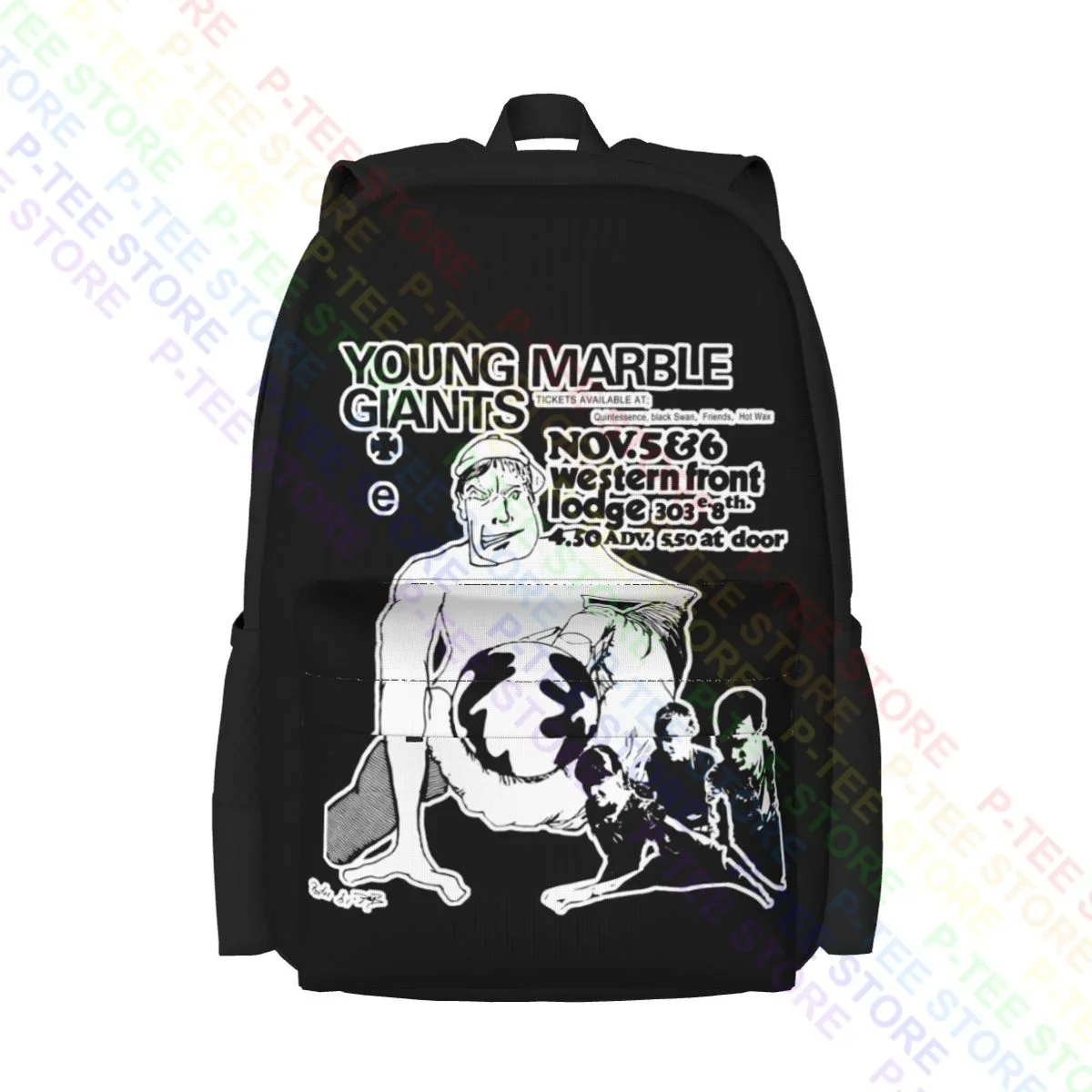 

Young Marble Giants Gig Flyer The Feelies Large Capacity Backpack Fashion Foldable 3d Printing Bags For Travel