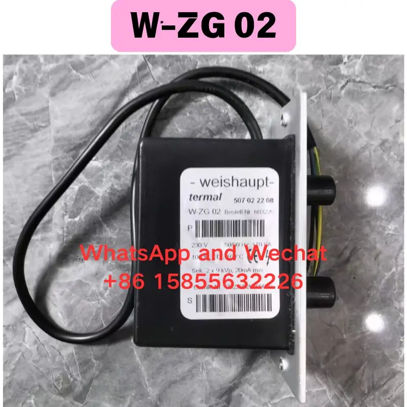 

Brand new original imported and used W-ZG 02 Weishaupt combustion engine ignition transformer