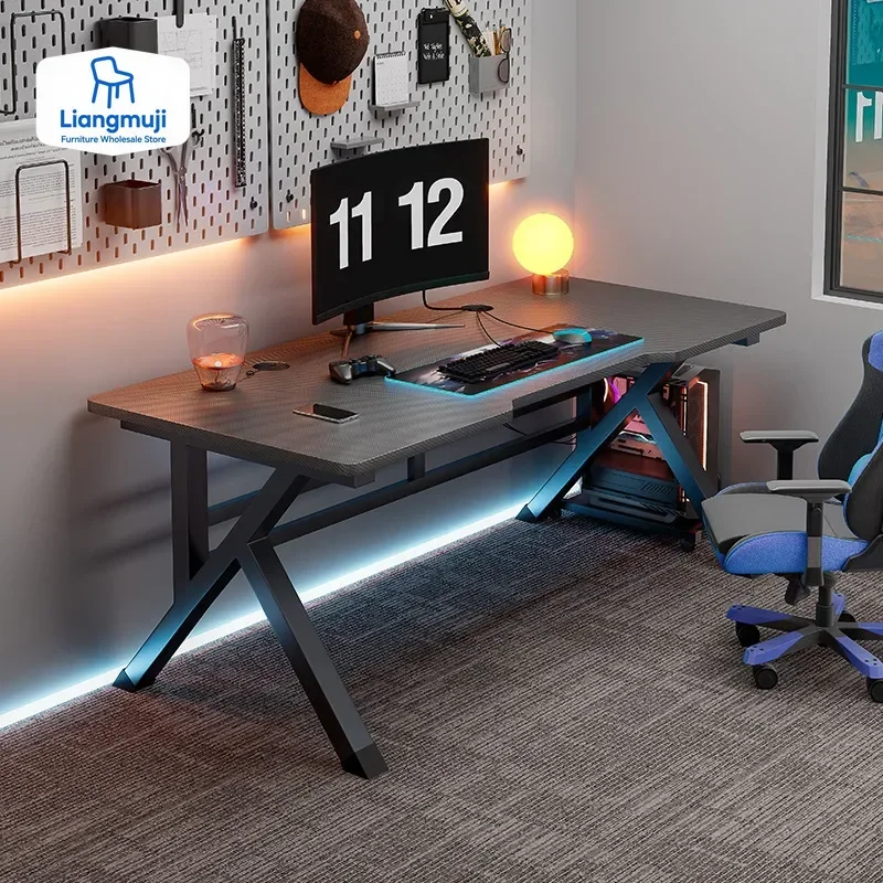 

Бытовой простой студенческий компьютерный стол, игровой стол для киберспорта, компьютерный стол, подставка для монитора в спальне, игровые вспомогательные офисные столы
