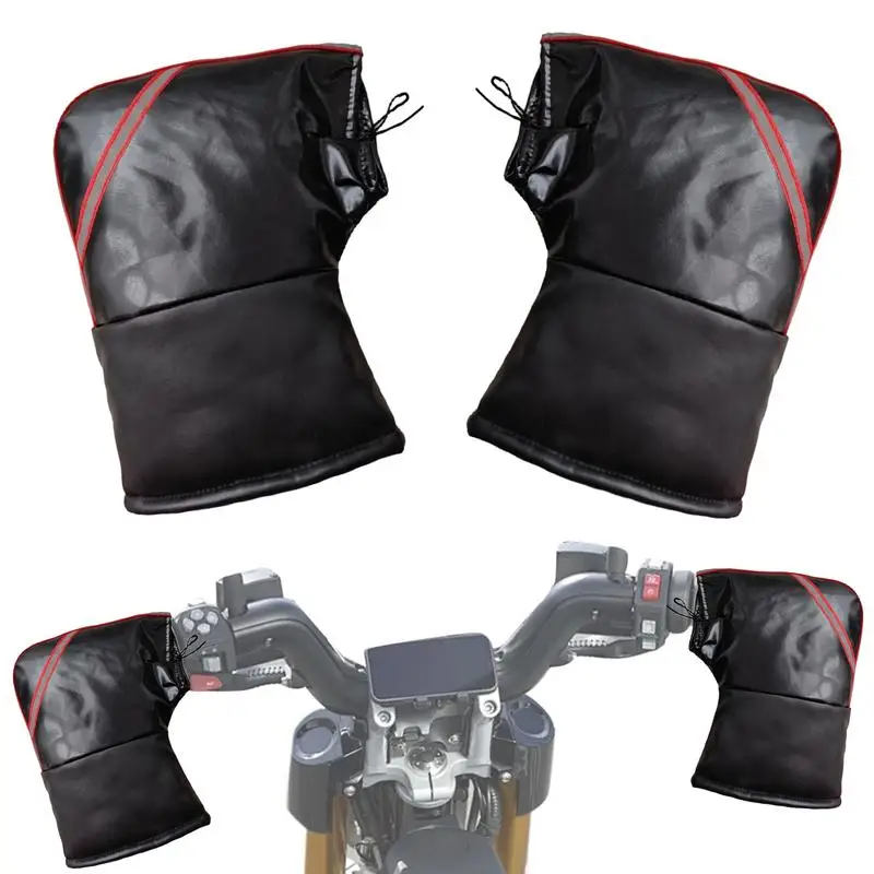 Extra Bicycles Warm Gloves Handle Bicycles Clothing Cover New Motorcycle Handlebar Gloves Bikes Handlebar Cover Bicycles Warm