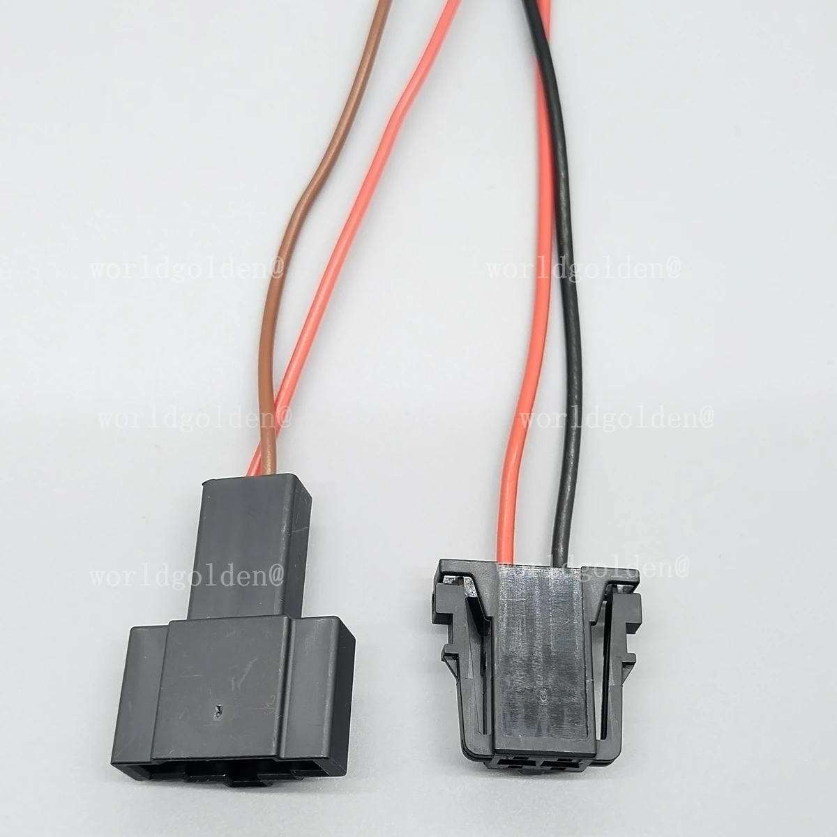 Conector de cableado automotriz de 2 pines 4E0971942 1418796-3 para vehículos Audi, adecuado para el mantenimiento del arnés del motor