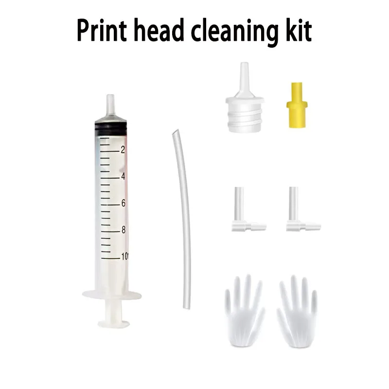 Printer Heads Syringe Cleaning Tool Cleaner Printer Printhead Cleaning Kit Ink Suction Syringe Tool Set Clean Ink Repair Tool
