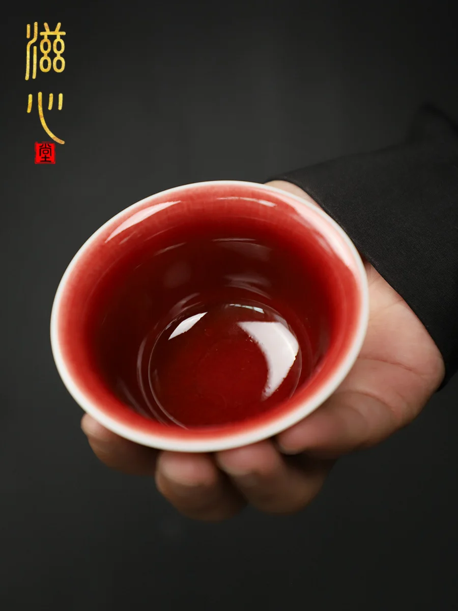 High-End Jingdezhen Lang HY Cup Engagement Wedding Tea Ceramic Set Household Personal Special Gift