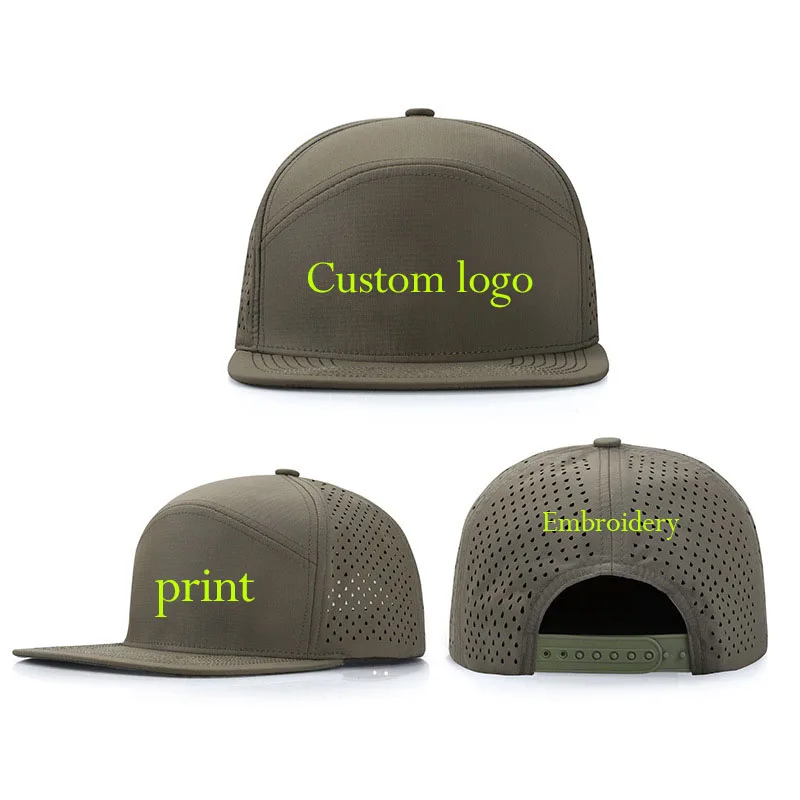 Custom 5 planes Trucker hat Outdoor Adult Casual Basbeall caps Flat bill Snapback hats With Logo embroidery