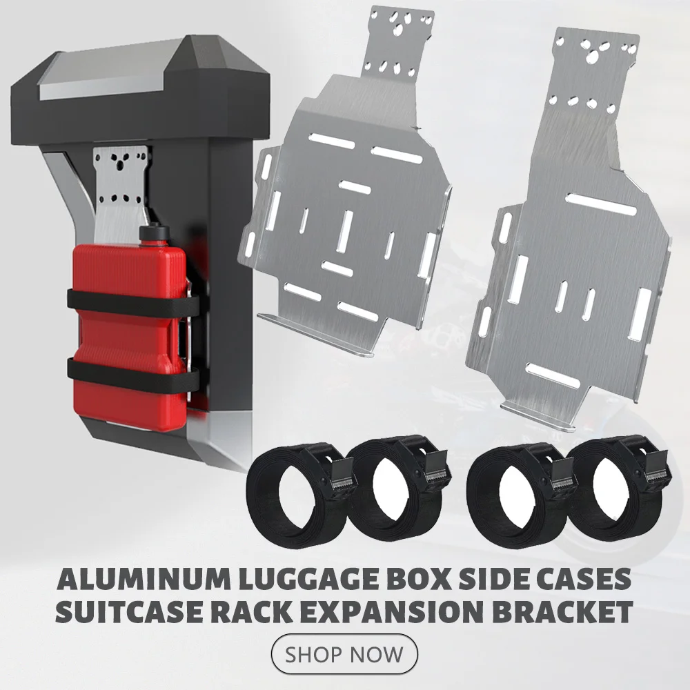 

Motorcycles Luggage Side Cases Bracket Suitcase Rack Aluminum Box Expansion For BMW R1250GS R1200GS F850GS F750GS LC Adventure