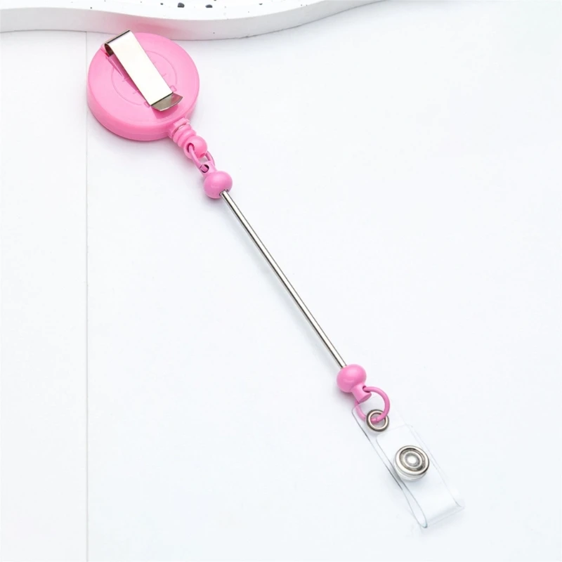 看護師、医師、学生向けのベルトクリップバッジリール付き格納式IDバッジホルダー