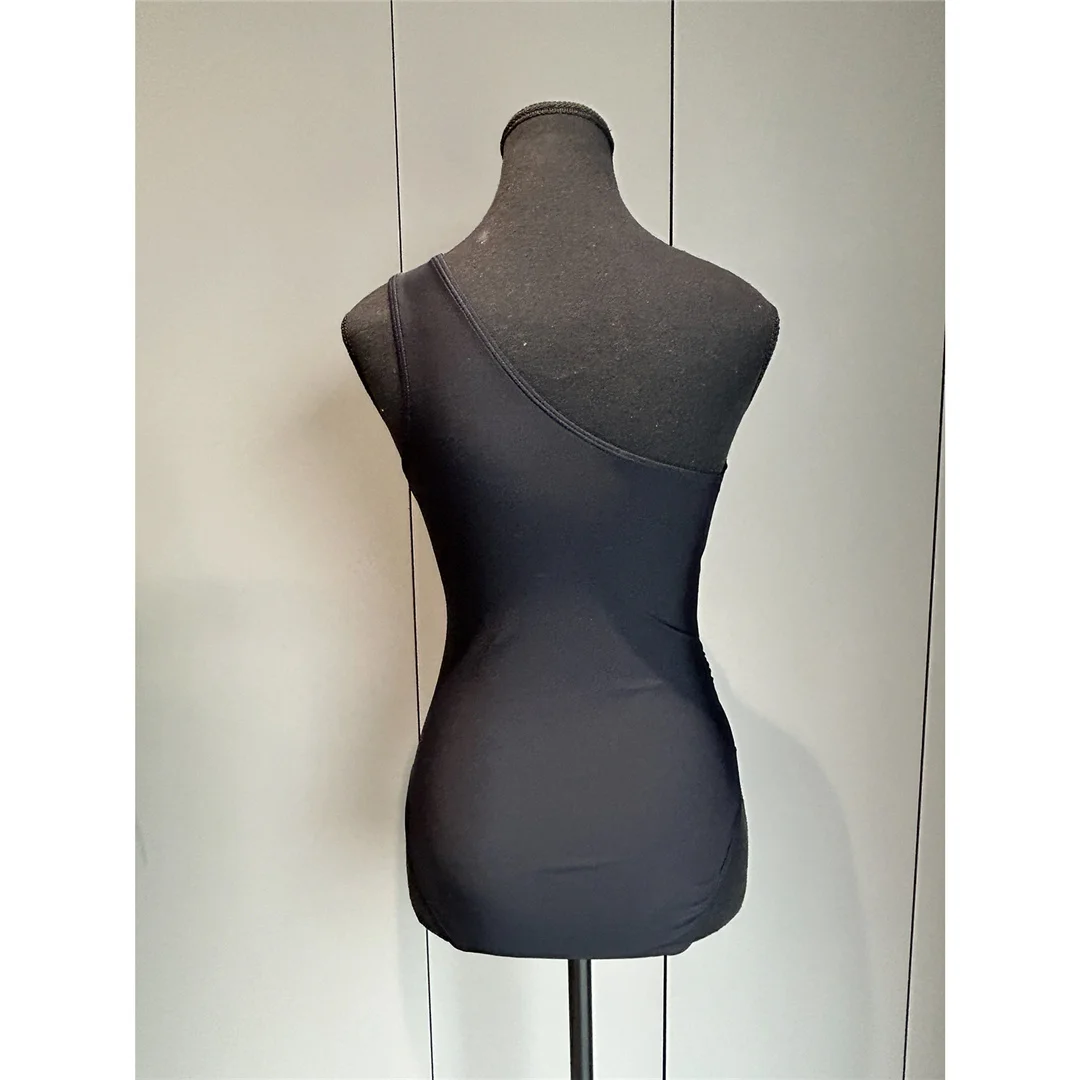 Asymmetrischer Cut-Out-Badeanzug mit einer Schulter für Damen, einteiliger Badeanzug, Monokini mit hohem Beinausschnitt, Badebekleidung, Badeanzug, Modell V7949 – Detail 8