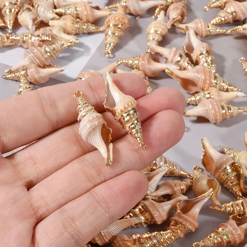 Natural Seashell Conch Pendants for DIY Jewellery Making