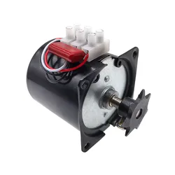 60KTYZ Claw Pole Synchronous Motor  AC220V 14W Gear Motor With Chain Gear 2.5RPM 5RPM 10RPM Permanent Magnet Incubator Motor