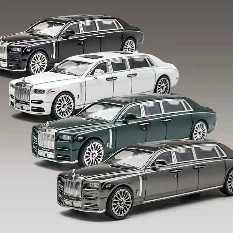 ING 1:64 Rolls-Royce Phantom Eight Generations Extended Phantom Mansory Diecast Model Car