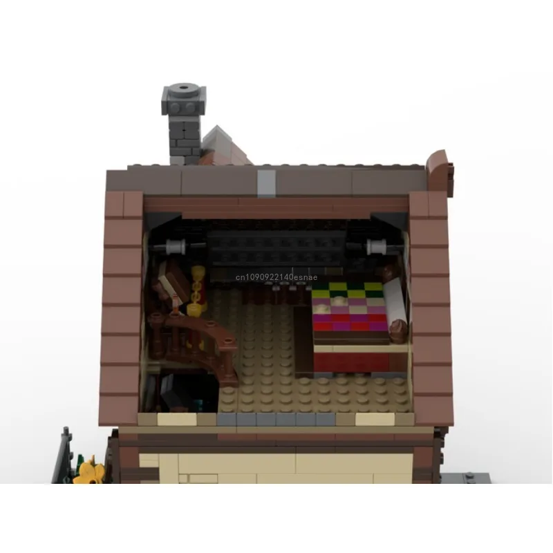 2099pcs MOC Halloween Hocus Pocused Witch Sanderson Craft Shop-Modification of Set 21341 Building Bricks Toys for Children Gifts