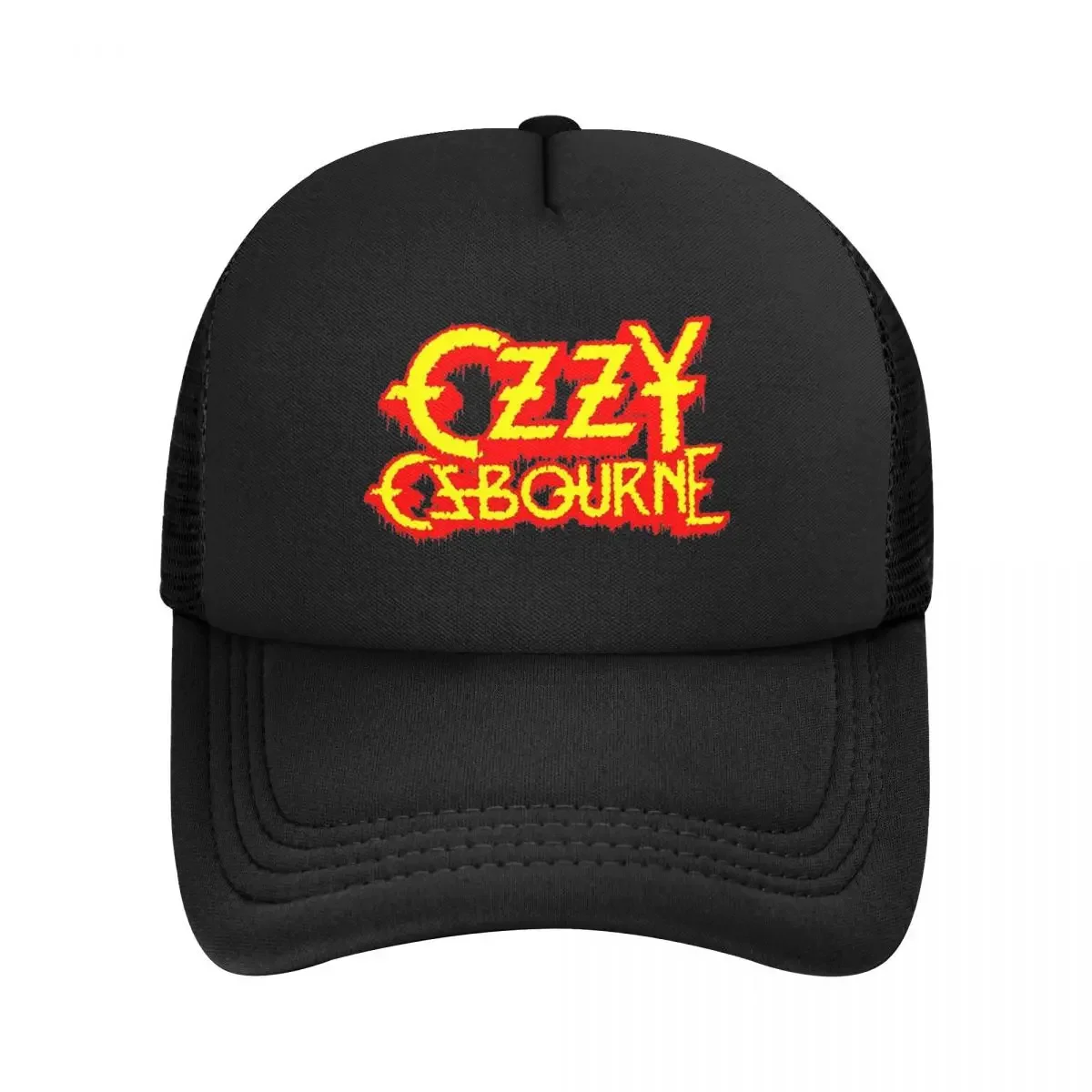 Trip Throughozzy Ozzy Osbourne Trucker Hat Men Women Sport Heavy Metal Dad Hat Adjustable Polyester Mesh Baseball Caps Summer