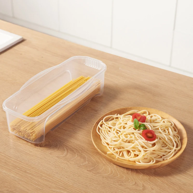 

Microwave Pasta Cooker With Strainer Heat Resistant Pasta Steamer With Lid Spaghetti Noodle Cooking Box Kitchen Accessories