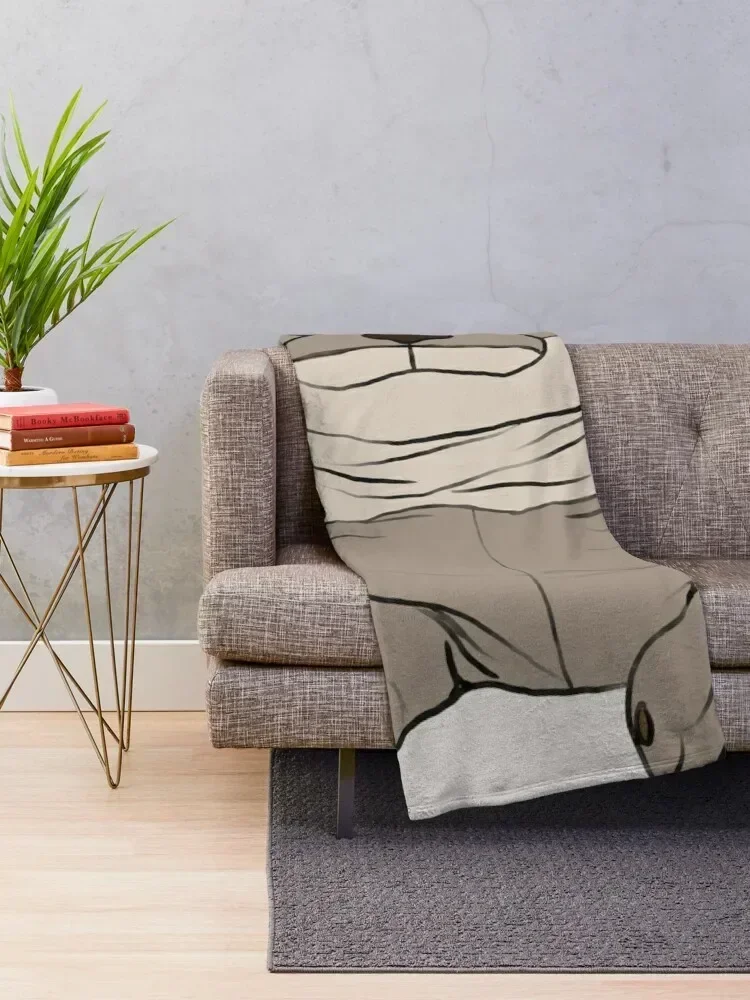 gray shinada global otter Throw Blanket Luxury St Luxury Brand For Baby Blankets