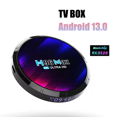 H96 MAX RK3528 Android 13 BT5.0 Smart TV Box WiFi6 8K Video Home Media Player Decode Android Set Top TV Box