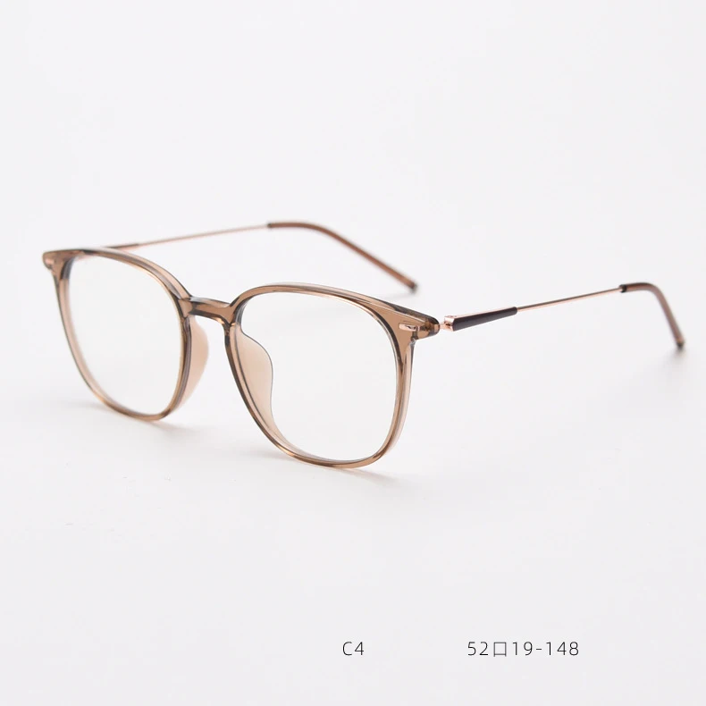 55688 Trendige blaues Licht blockierende Herrenbrille Gaming TR90 Anti-Ray-Brille Damen transparente Modebrille