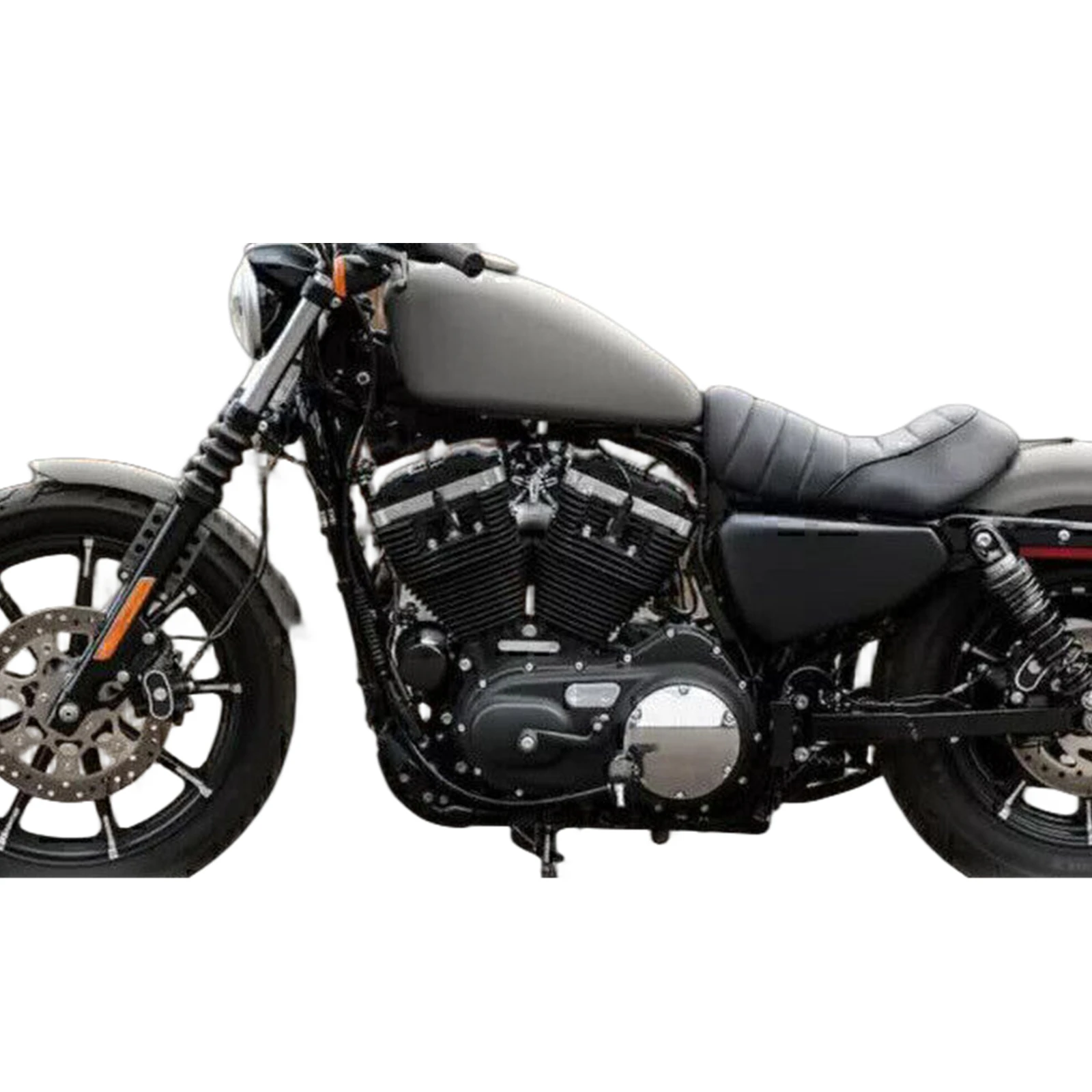 Для Harley-Davidson XL 1200C Custom (EFI) 1200X Forty-Eight 2011-2017 мотоциклетная верхняя + нижняя крышка вилки, защитные колпачки для трубок